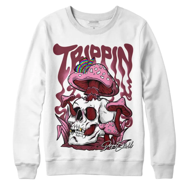 Team Red 1s DopeSkill Sweatshirt Trippin Graphic sold by DopeSkill