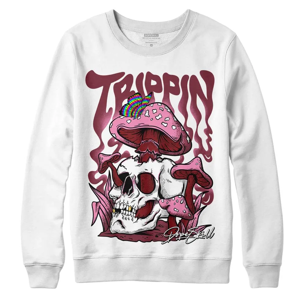 Team Red 1s DopeSkill Sweatshirt Trippin Graphic sold by DopeSkill