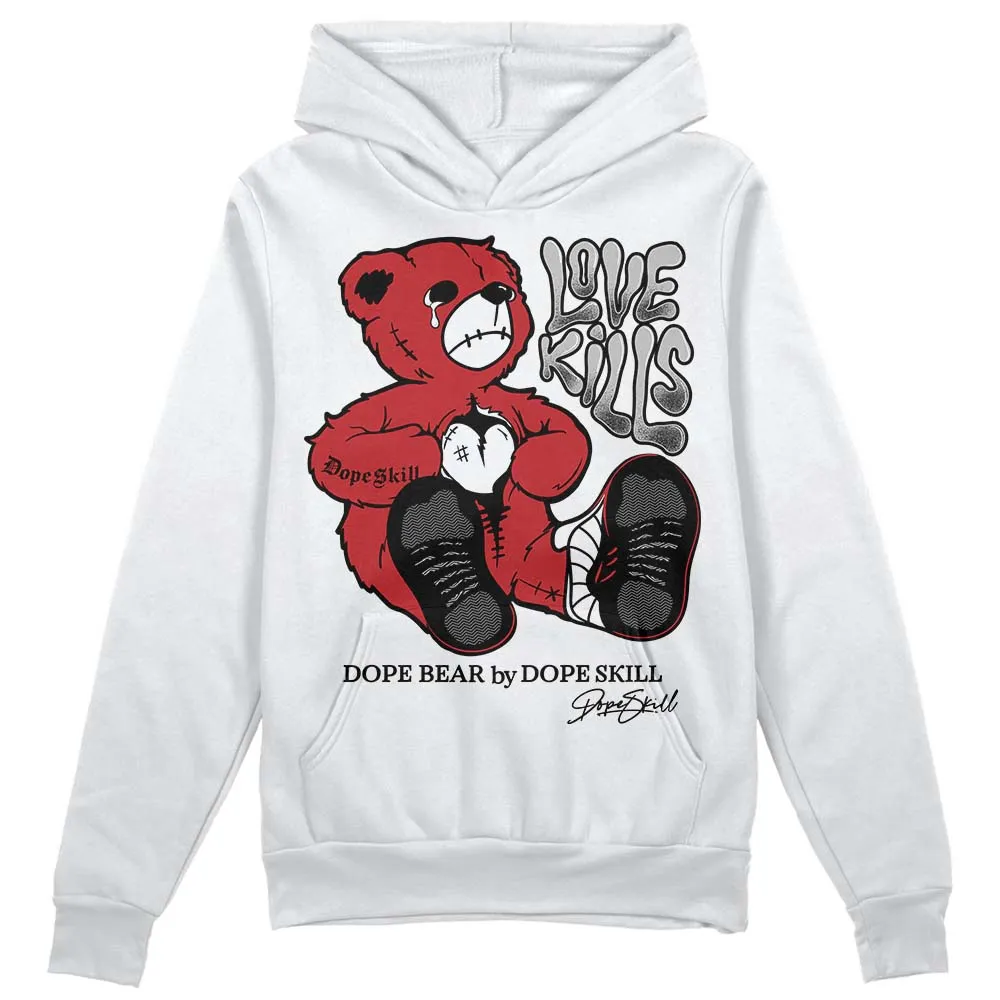 Red Taxi 12s DopeSkill Hoodie Sweatshirt Love Kills Graphic sold by DopeSkill