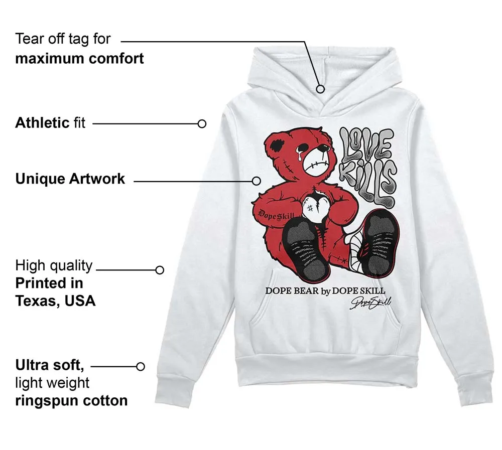 Red Taxi 12s DopeSkill Hoodie Sweatshirt Love Kills Graphic sold by DopeSkill product image thumbnail 3