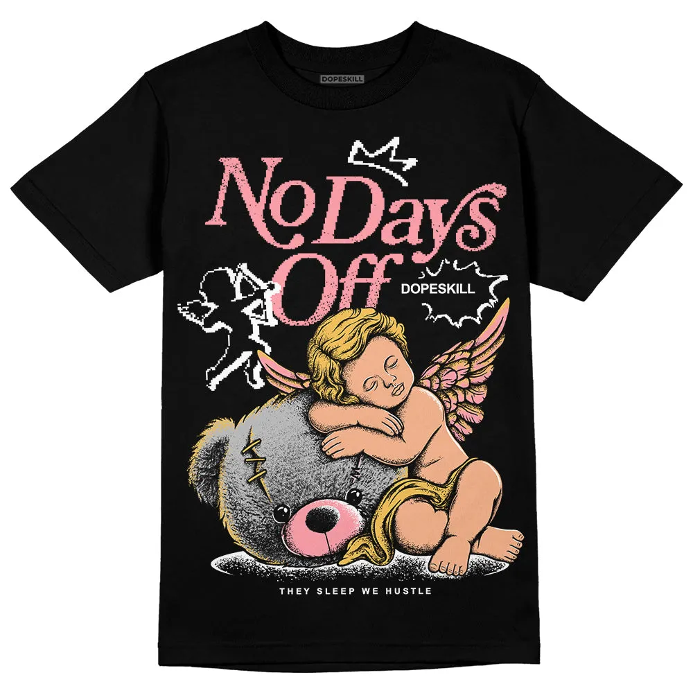Red Stardust 3s DopeSkill T-Shirt New No Days Off Graphic sold by DopeSkill product image thumbnail 2