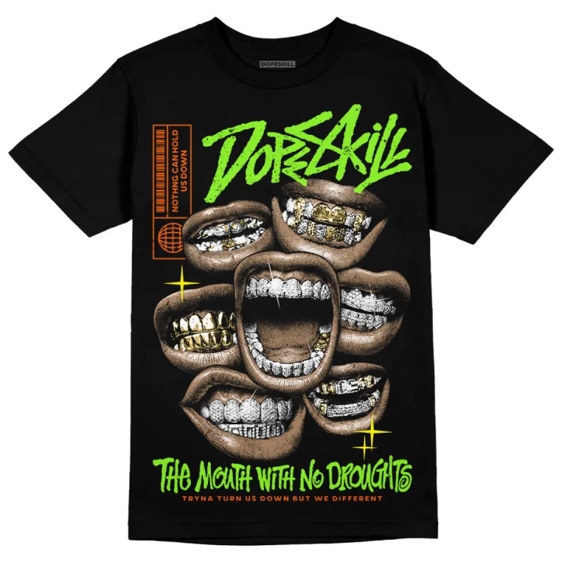 Neon Green Collection DopeSkill T-Shirt The Mouth With No Droughts Graphic sold by DopeSkill