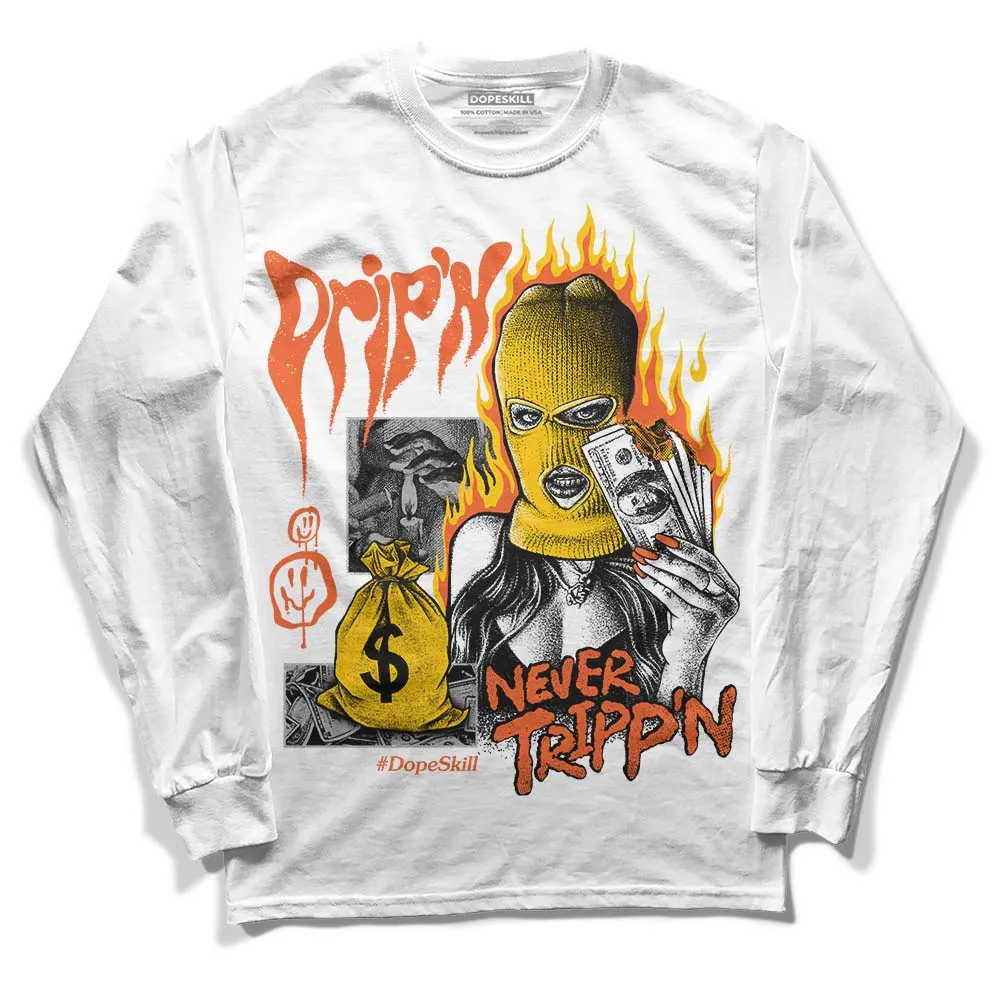 Georgia Peach 3s DopeSkill Long Sleeve T-Shirt Drip'n Never Tripp'n Graphic sold by DopeSkill product image thumbnail 2