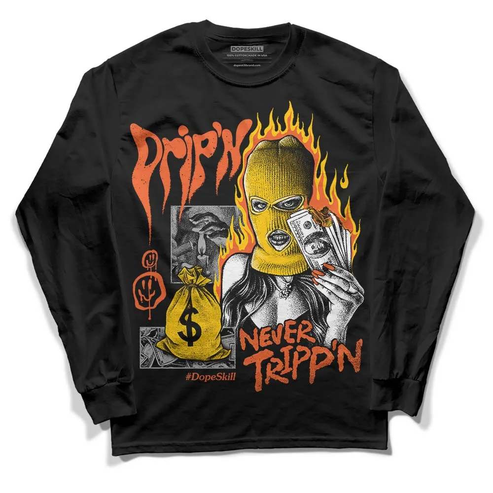 Georgia Peach 3s DopeSkill Long Sleeve T-Shirt Drip'n Never Tripp'n Graphic sold by DopeSkill
