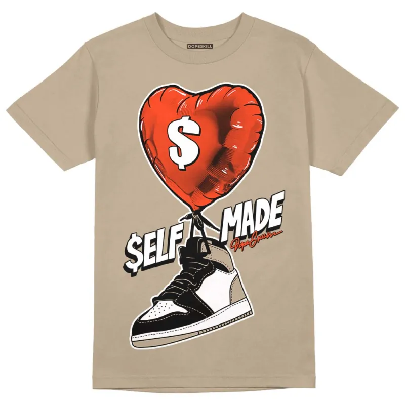 Latte 1s DopeSkill Medium Brown T-shirt Self Made Graphic sold by DopeSkill