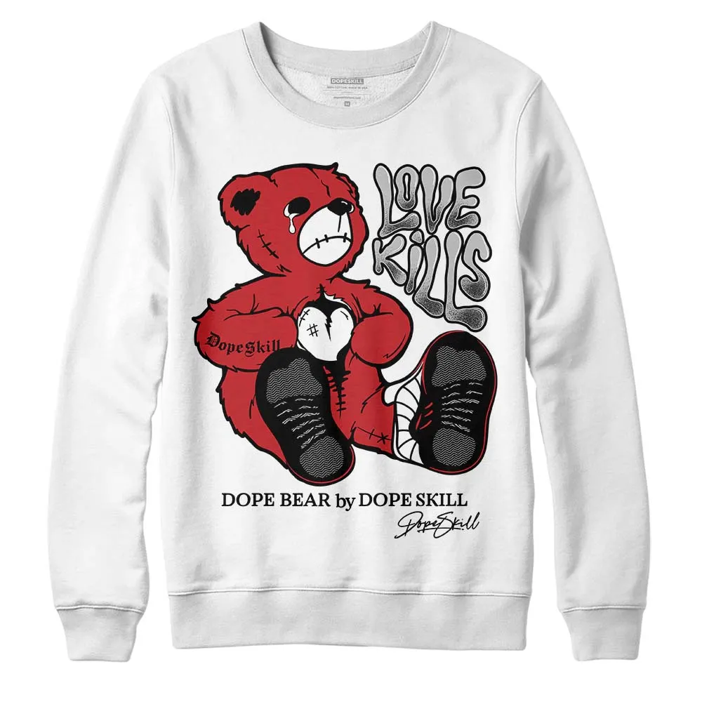Red Taxi 12s DopeSkill Sweatshirt Love Kills Graphic sold by DopeSkill