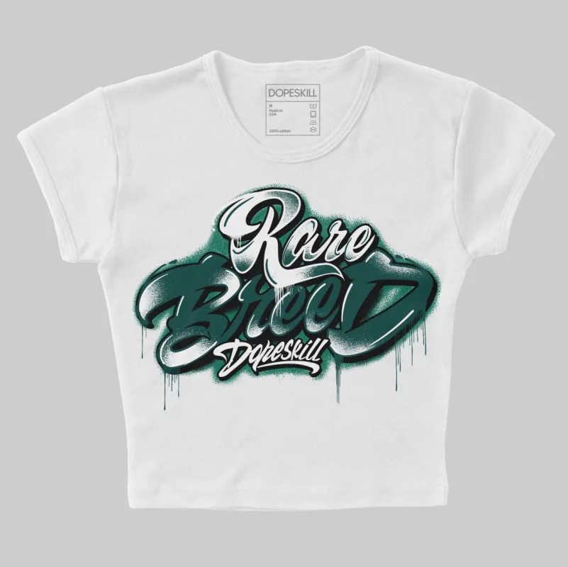 Oxidized Green 4s DopeSkill Women's Crop Top Rare Breed Type Graphic sold by DopeSkill