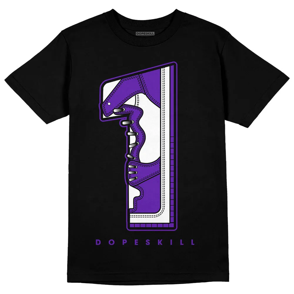 Dunk Purple Championship Court White DopeSkill T-Shirt No.1 Graphic sold by DopeSkill product image thumbnail 2
