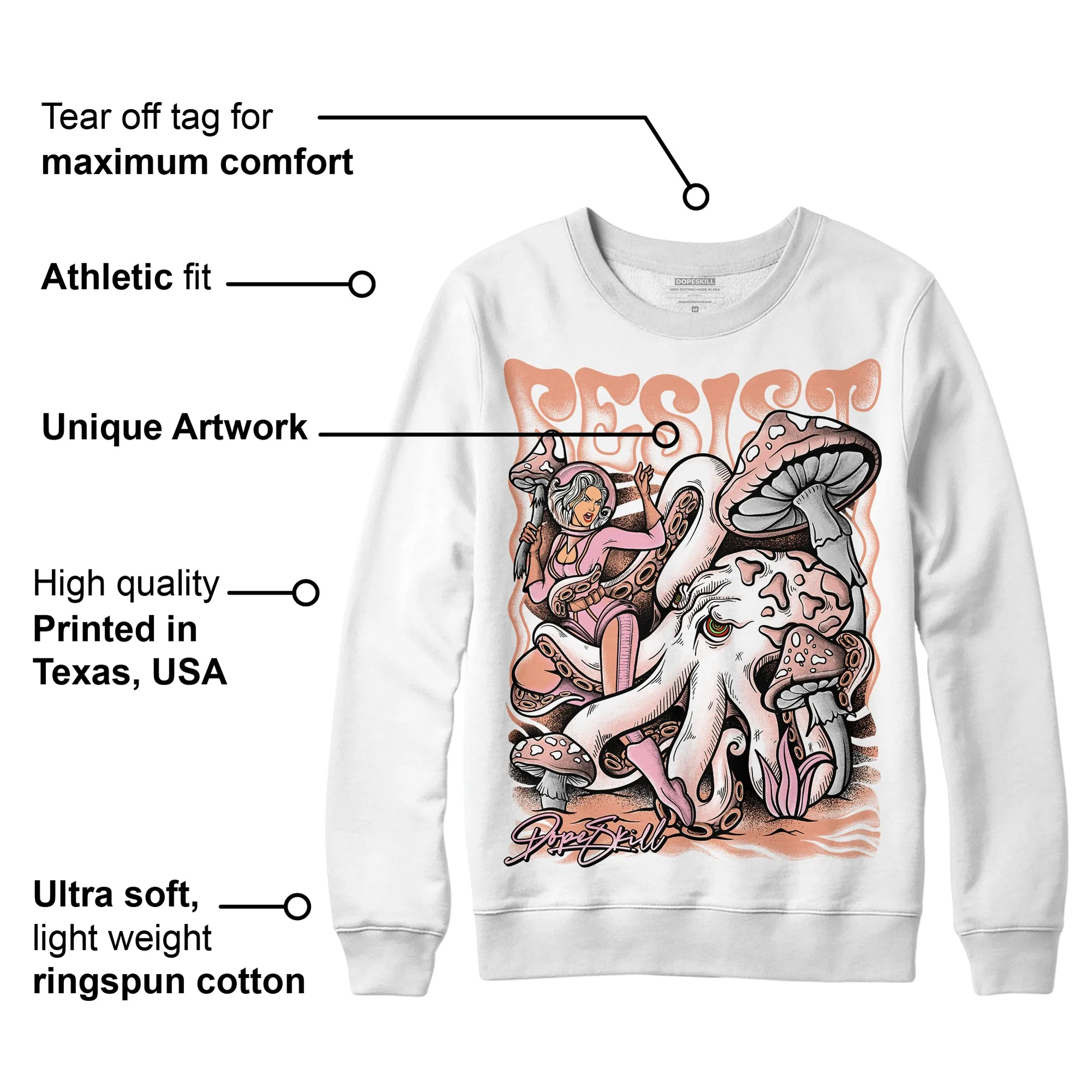 Legend Pink 11s DopeSkill Sweatshirt Resist Graphic sold by DopeSkill product image thumbnail 3