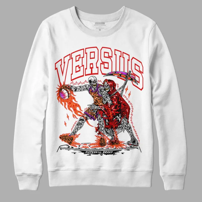 Red Cement 4S DopeSkill Sweatshirt VERSUS Graphic sold by DopeSkill
