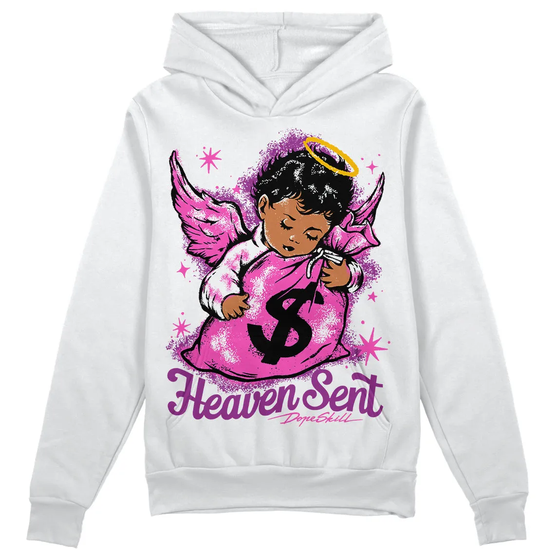 Hyper Violet 4s DopeSkill Hoodie Sweatshirt Heaven Sent Graphic sold by DopeSkill