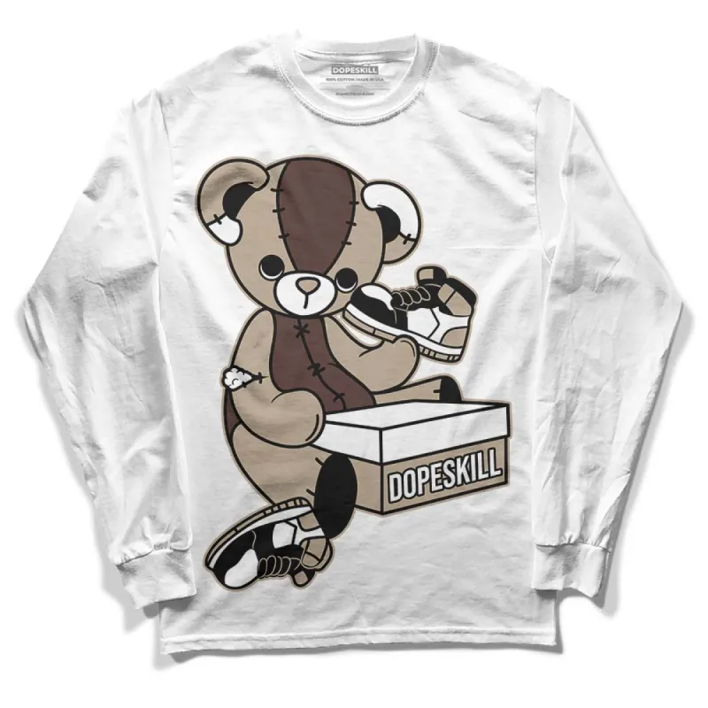 Latte 1s DopeSkill Long Sleeve T-Shirt Sneakerhead BEAR Graphic sold by DopeSkill