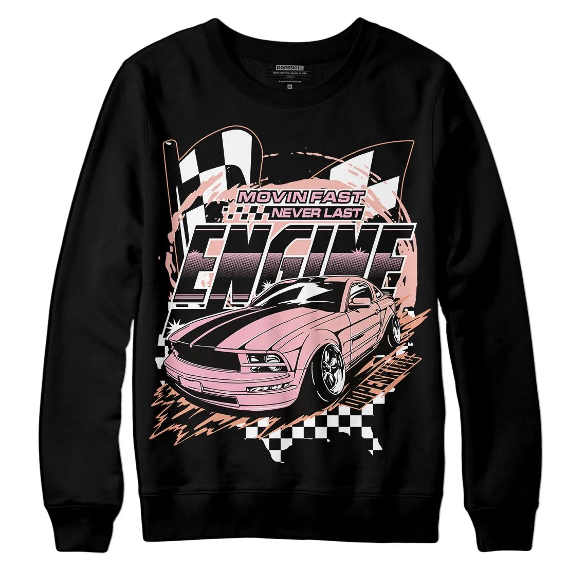 Legend Pink 11s DopeSkill Sweatshirt ENGINE Tshirt Graphic sold by DopeSkill product image thumbnail 2