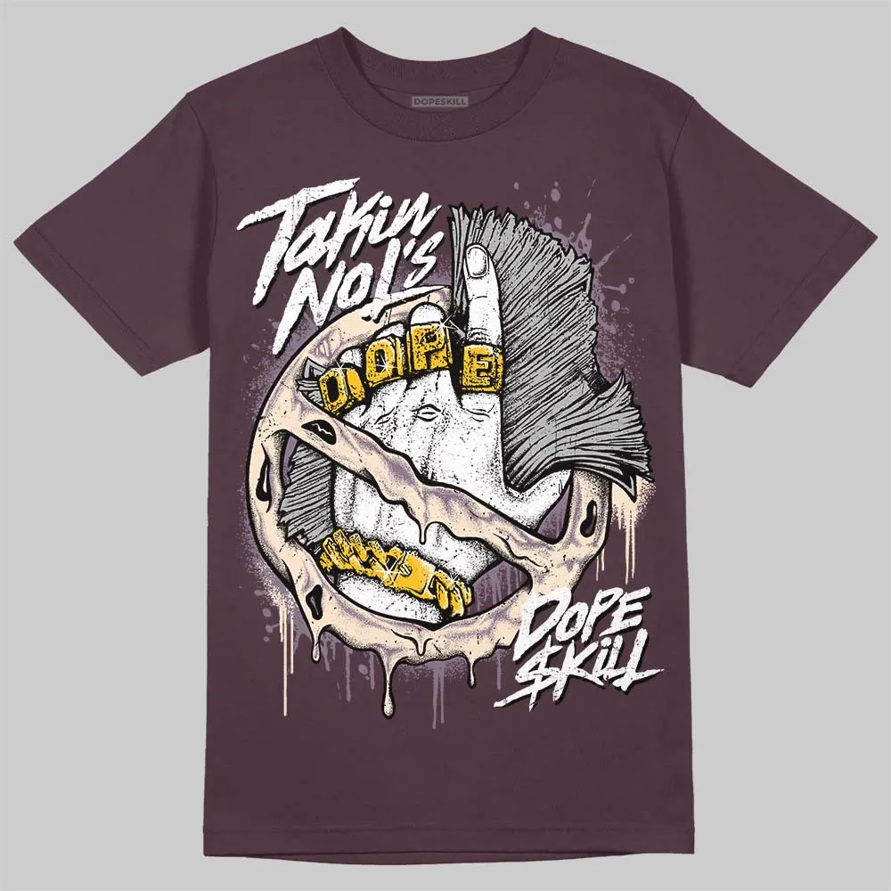 Violet Ore 3s DopeSkill Maroon T-shirt Takin No L's Graphic sold by DopeSkill