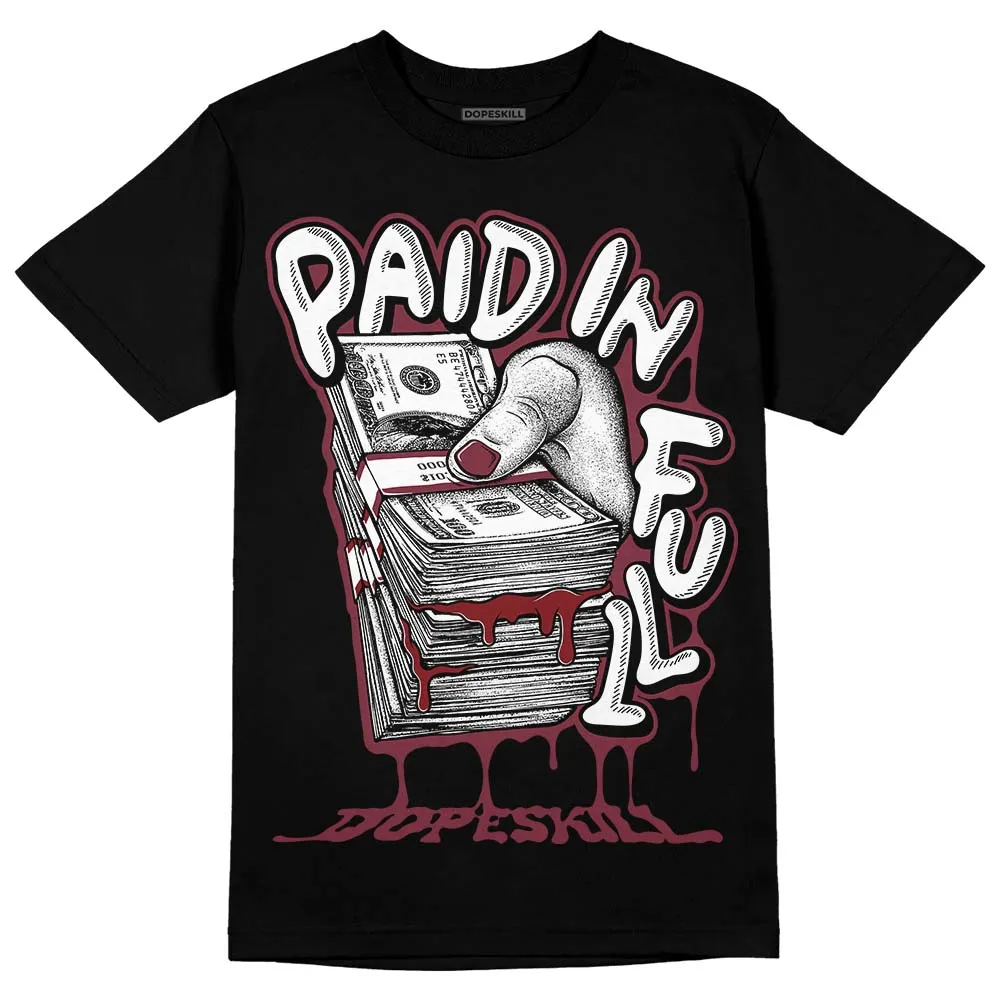 Team Red 1s DopeSkill T-Shirt Paid In Full Graphic sold by DopeSkill product image thumbnail 2