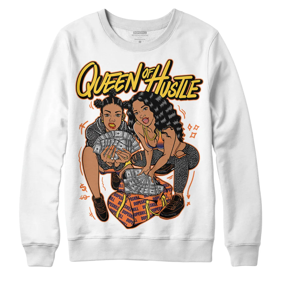 Rio 3s DopeSkill Sweatshirt Queen Of Hustle Graphic sold by DopeSkill product image thumbnail 2