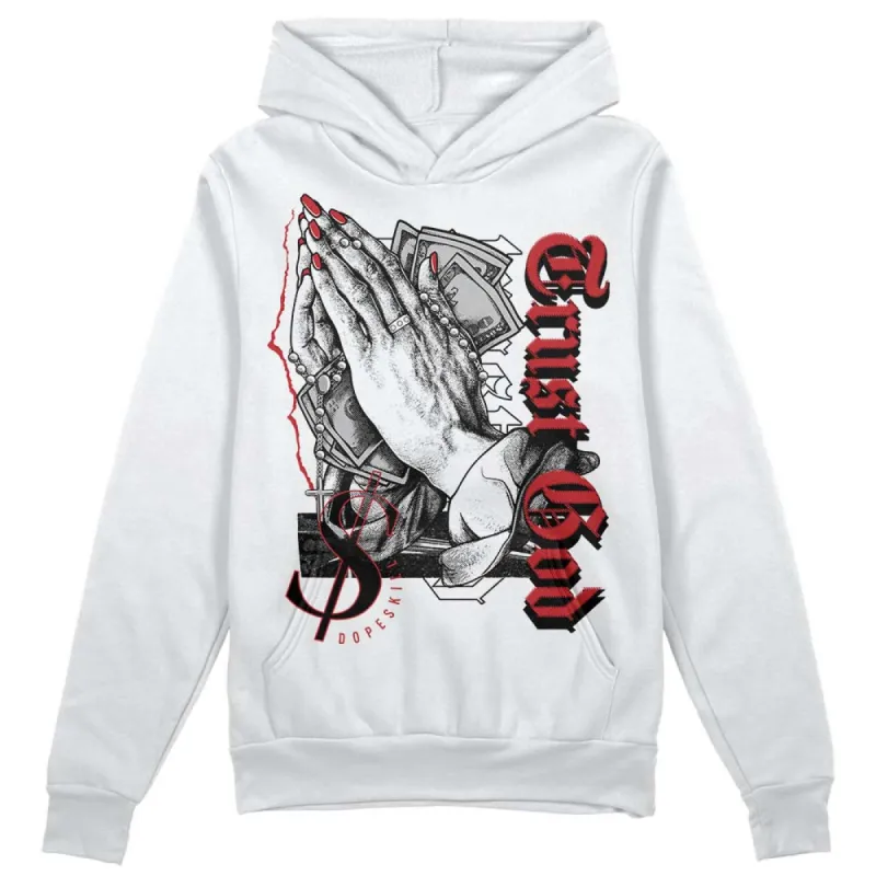 Red Taxi 12s DopeSkill Hoodie Sweatshirt Trust God Graphic sold by DopeSkill