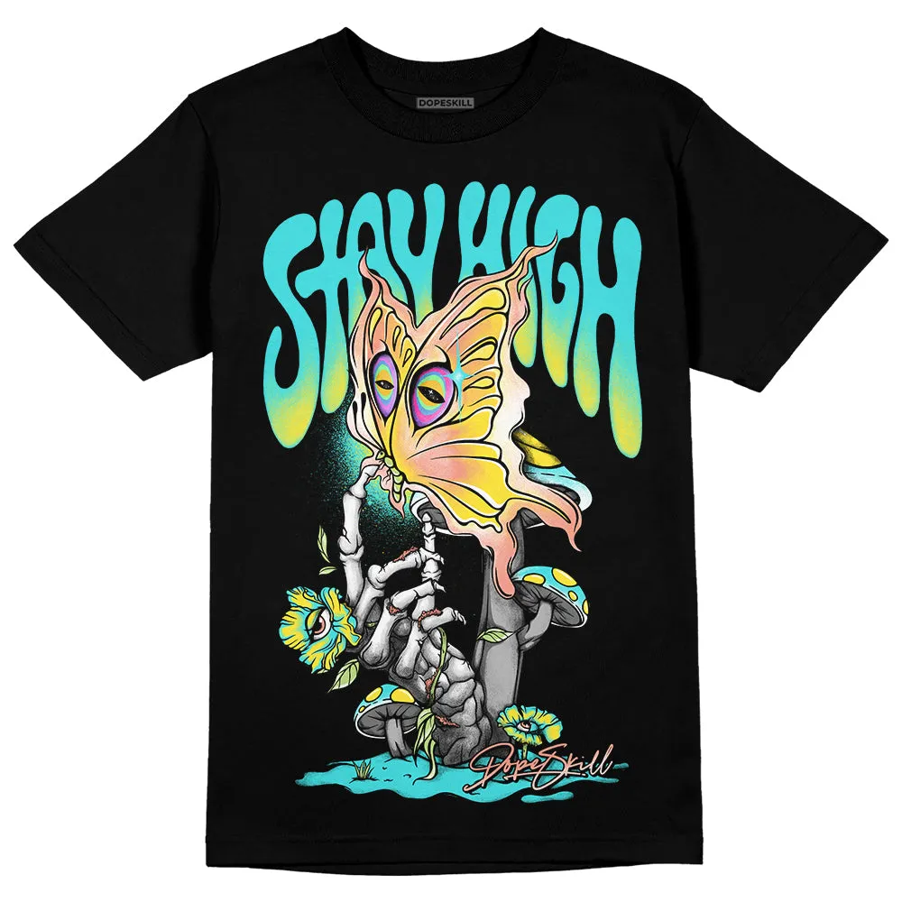 Cyan Burst 9060 DopeSkill T-Shirt Stay High Graphic sold by DopeSkill