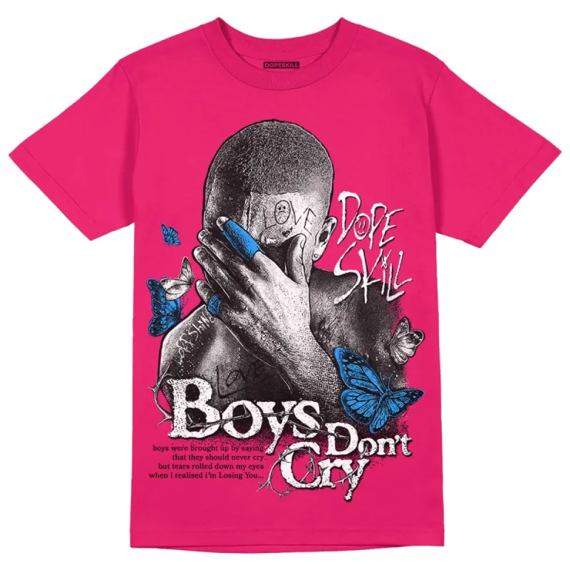 Dunk Obsidian Fierce Pink DopeSkill Pink T-Shirt Boys Don't Cry Graphic sold by DopeSkill