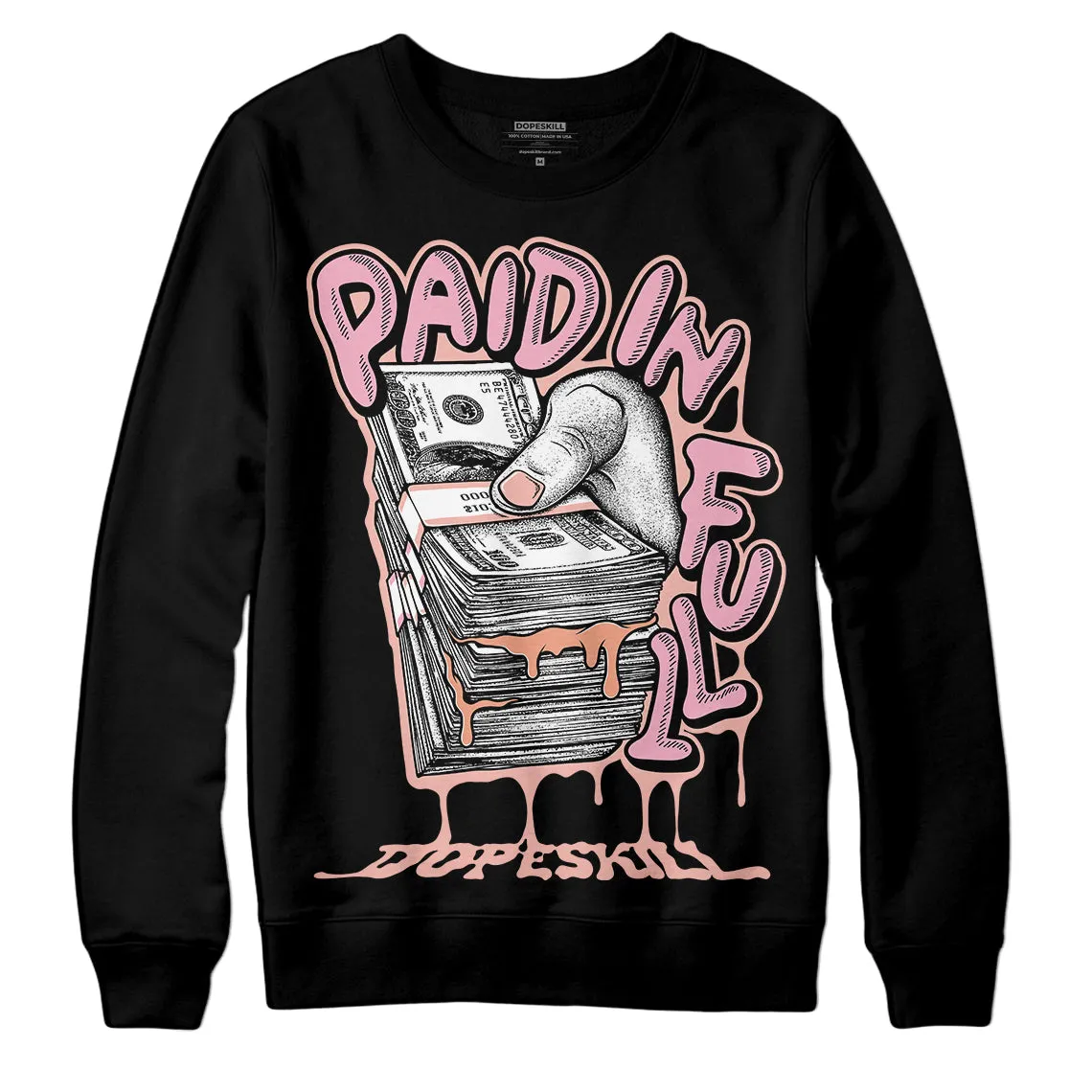 Legend Pink 11s DopeSkill Sweatshirt Paid In Full Graphic sold by DopeSkill product image thumbnail 2