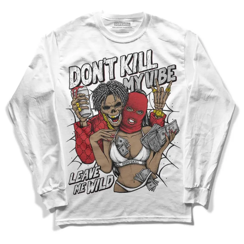 Red Taxi 12s DopeSkill Long Sleeve T-Shirt Don't Kill My Vibe Graphic sold by DopeSkill