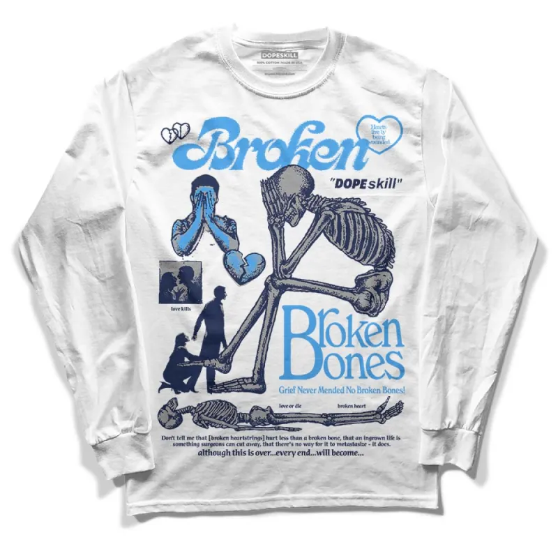 AJ Spizike White Obsidian DopeSkill Long Sleeve T-Shirt Broken Bones Graphic sold by DopeSkill