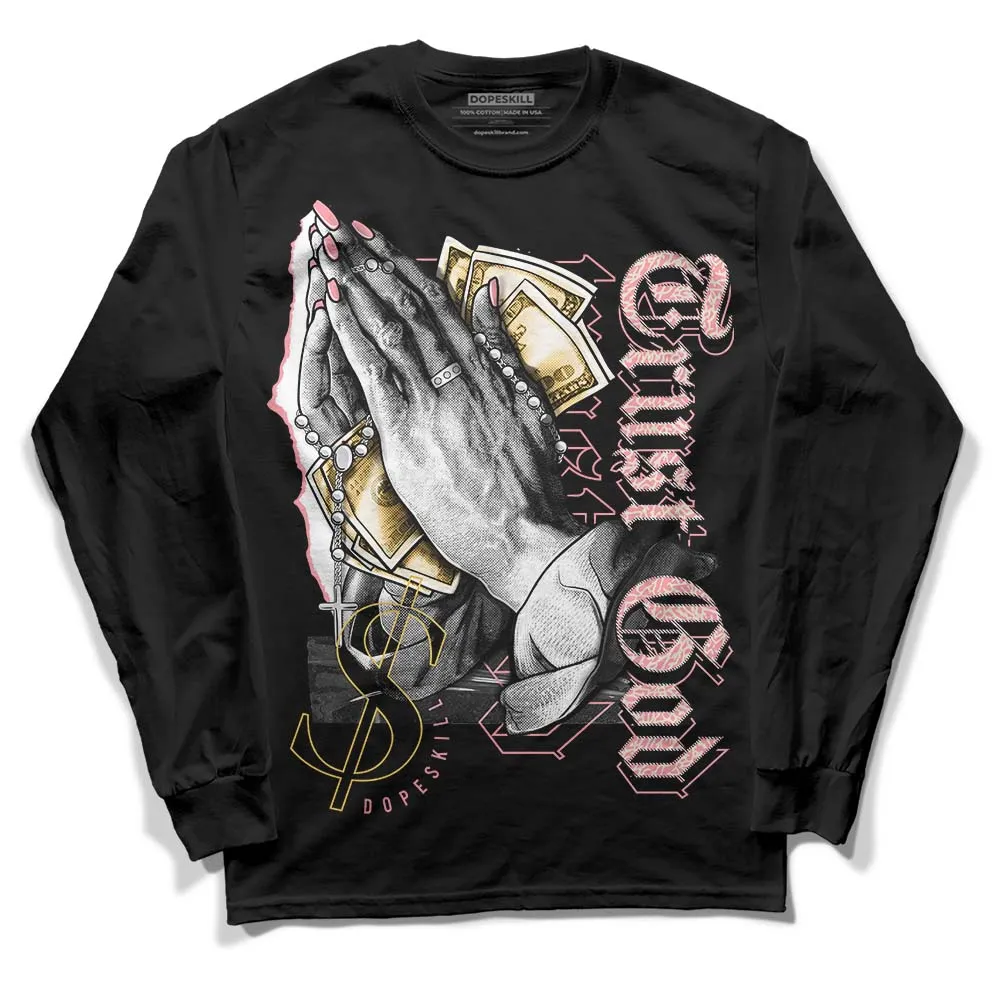 Red Stardust 3s DopeSkill Long Sleeve T-Shirt Trust God Graphic sold by DopeSkill product image thumbnail 2