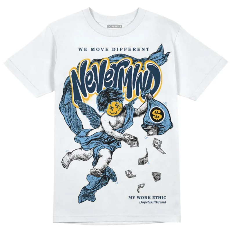 First In Flight 1s DopeSkill T-Shirt Nevermind Graphic sold by DopeSkill