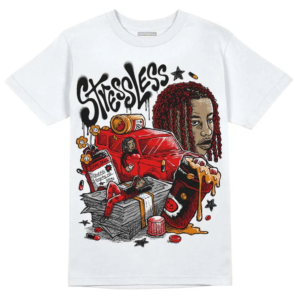 Red Cement 4S DopeSkill T-Shirt Stressless Graphic sold by DopeSkill