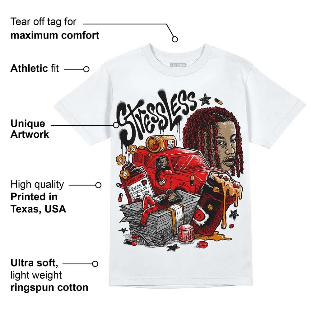 Red Cement 4S DopeSkill T-Shirt Stressless Graphic sold by DopeSkill product image thumbnail 3
