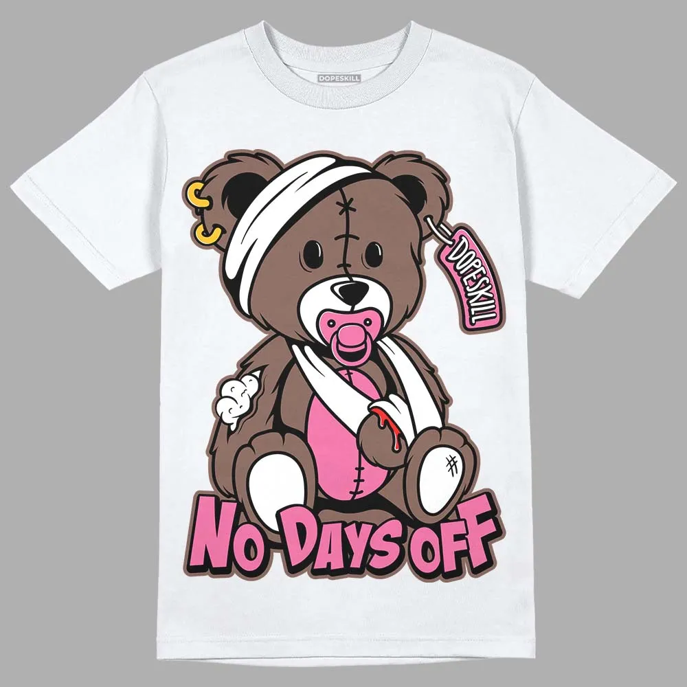 Dunk Smokey Mauve Playful Pink White Brown DopeSkill T-Shirt Hurt Bear Graphic sold by DopeSkill