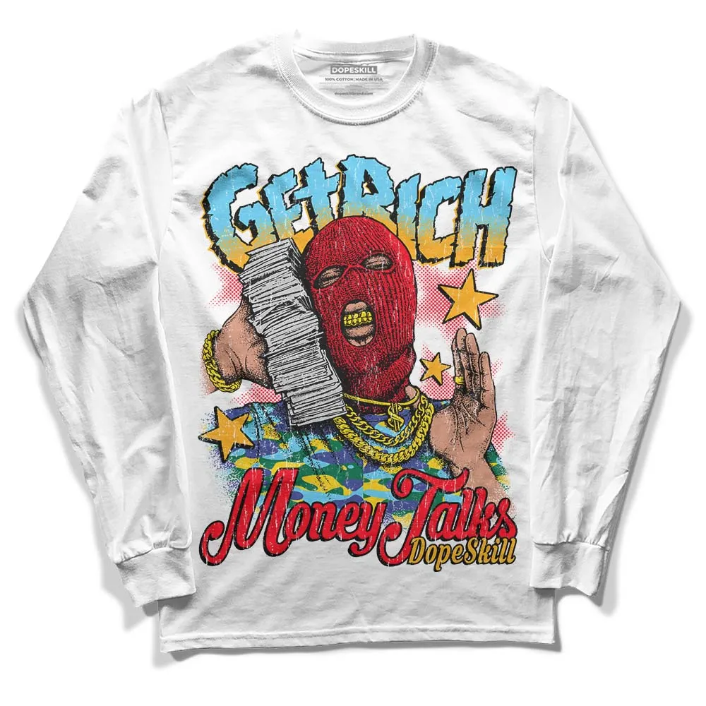 GS 'Six Championships' 1s DopeSkill Long Sleeve T-Shirt Get Rich Graphic sold by DopeSkill product image thumbnail 2