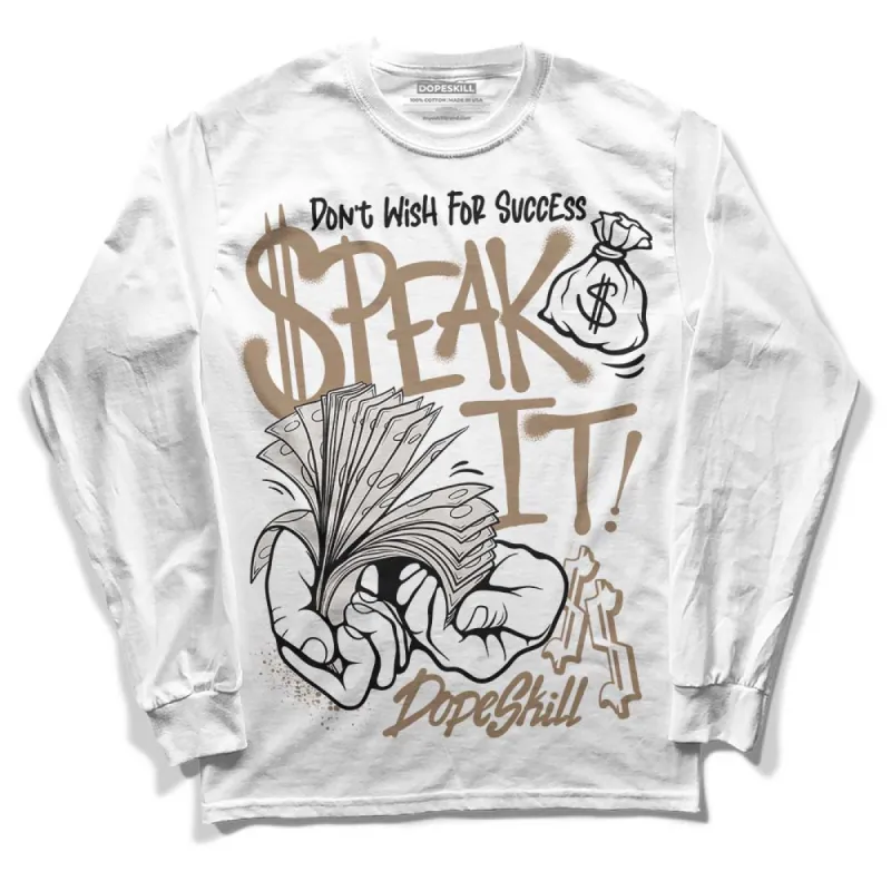 Sail 5s DopeSkill Long Sleeve T-Shirt Speak It Graphic sold by DopeSkill