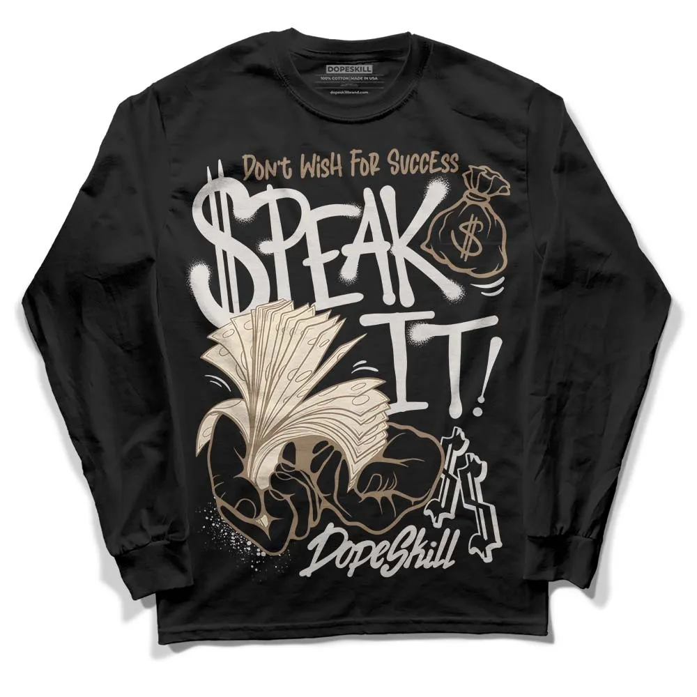 Sail 5s DopeSkill Long Sleeve T-Shirt Speak It Graphic sold by DopeSkill product image thumbnail 2