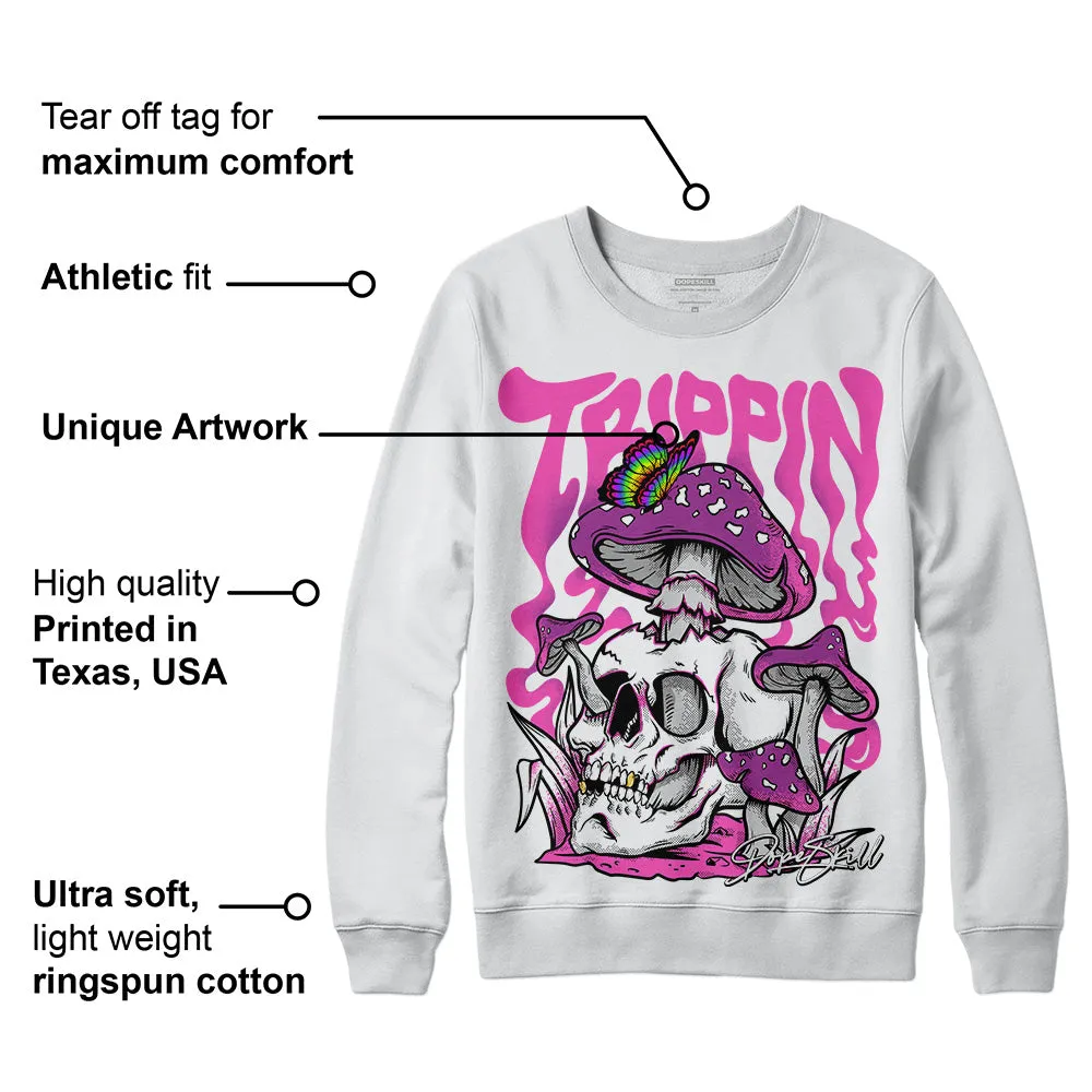 Hyper Violet 4s DopeSkill Sweatshirt Trippin Graphic sold by DopeSkill product image thumbnail 3