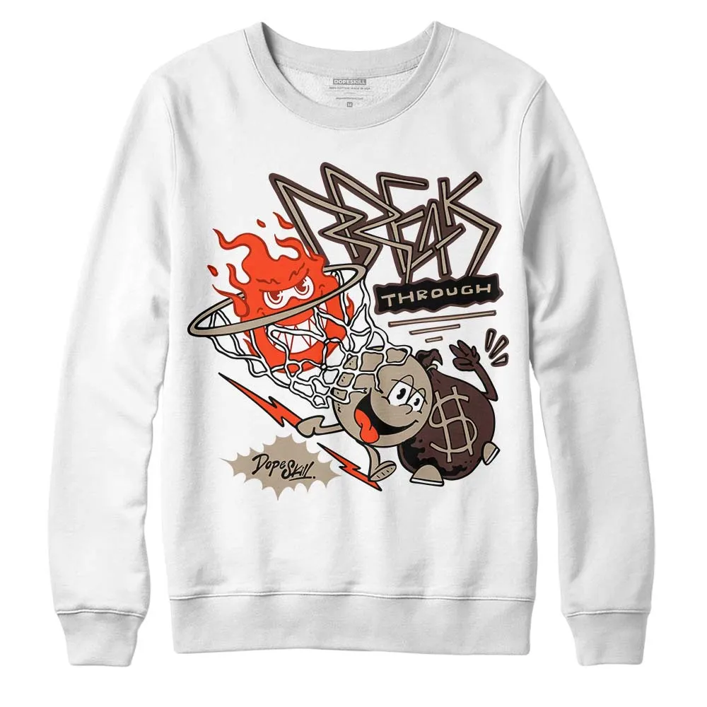 Latte 1s DopeSkill Sweatshirt Break Through Graphic sold by DopeSkill