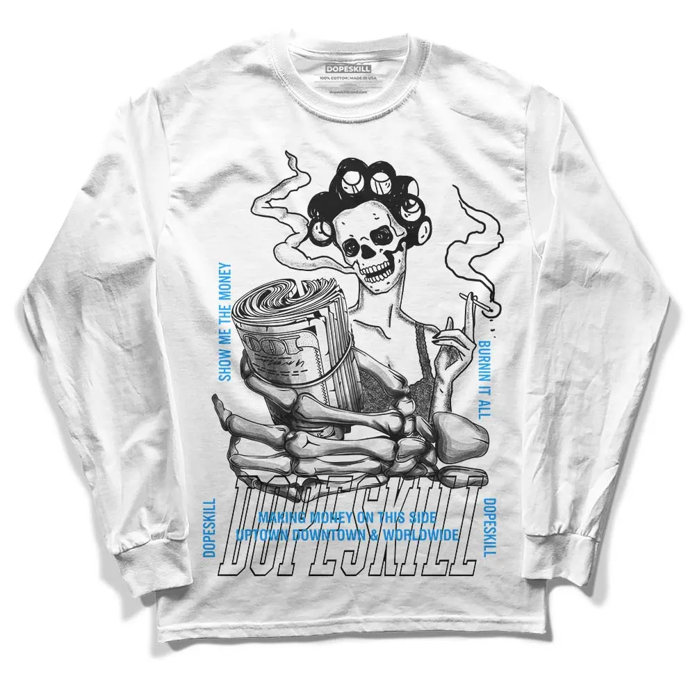 Reverse Oreo 6s DopeSkill Long Sleeve T-Shirt Show Me The Money Graphic sold by DopeSkill product image thumbnail 2