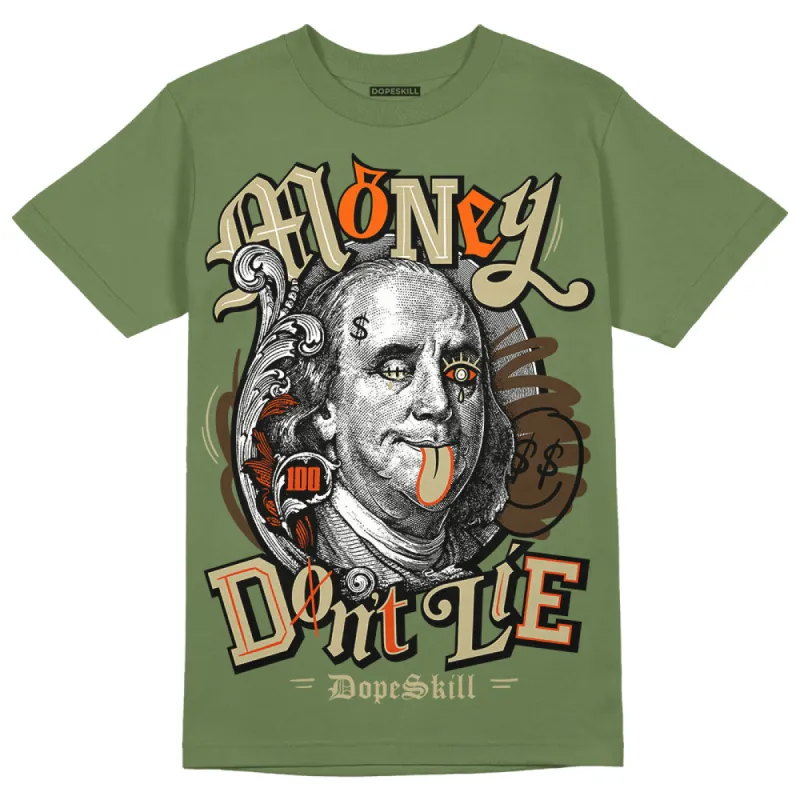 Olive Collection DopeSkill Olive T-shirt Money Don't Lie Graphic sold by DopeSkill