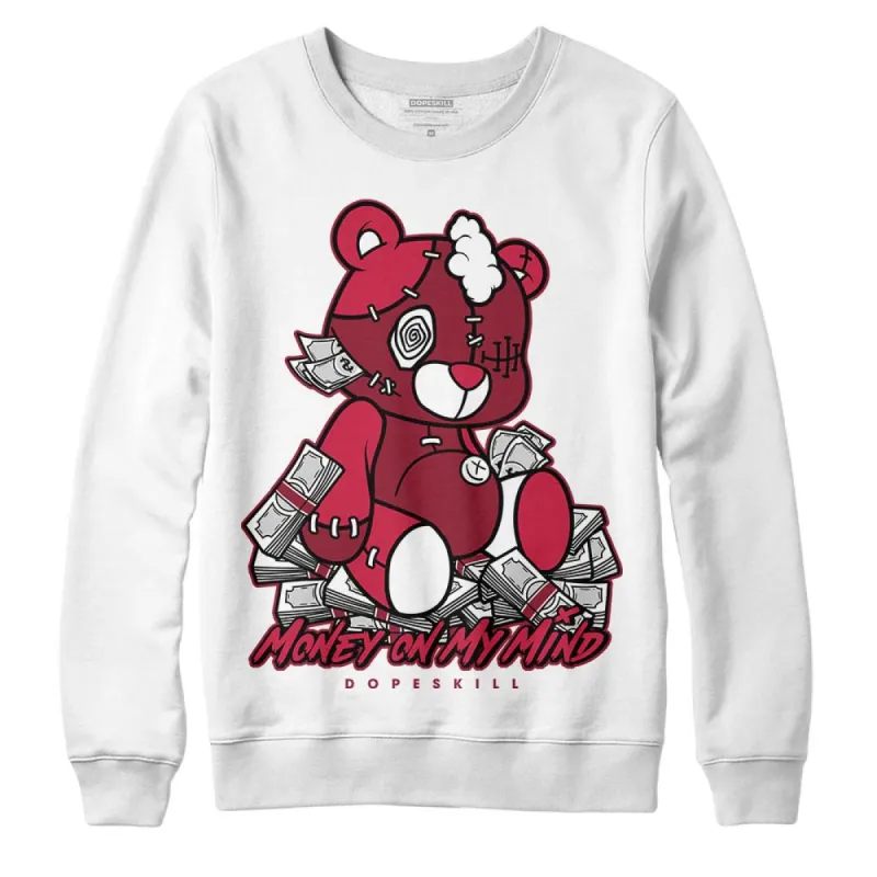 85 Metallic Burgundy 1s DopeSkill Sweatshirt MOMM Bear Graphic sold by DopeSkill