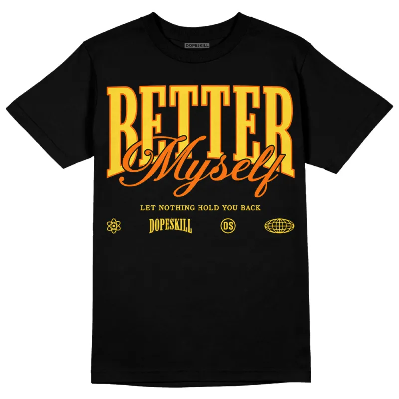 Black Tour Yellow AJ 4 Thunder DopeSkill Unisex T-Shirt Better Myself Graphic sold by DopeSkill