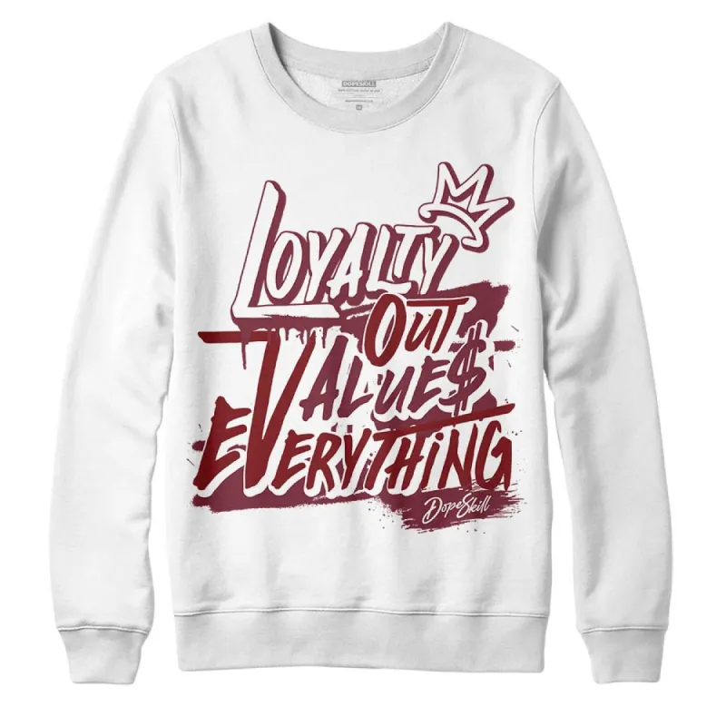 Team Red 1s DopeSkill Sweatshirt LOVE Graphic sold by DopeSkill