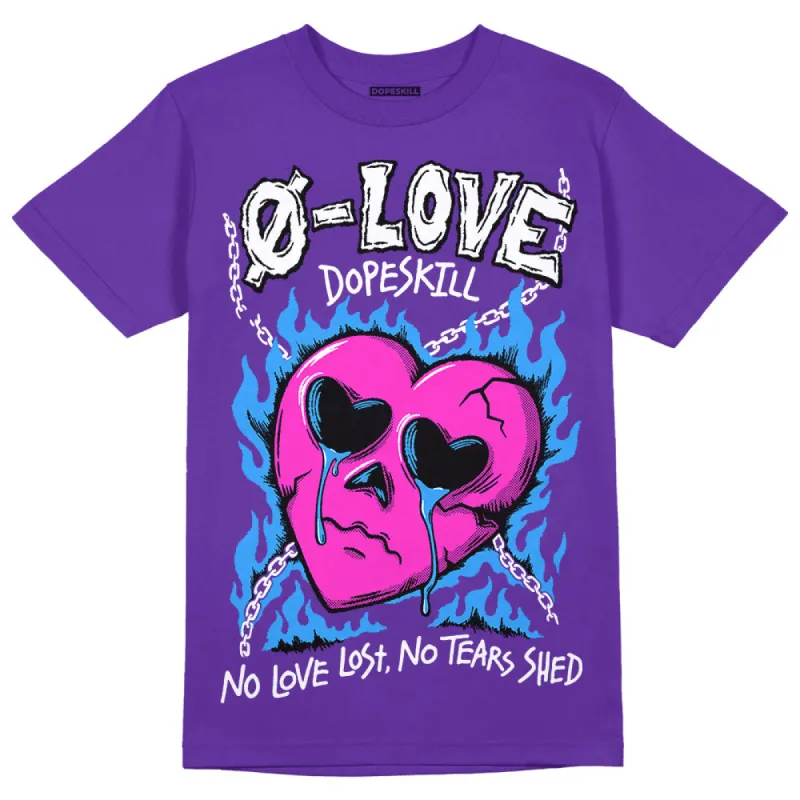PURPLE Collection DopeSkill Purple T-shirt Crying Heart Graphic sold by DopeSkill