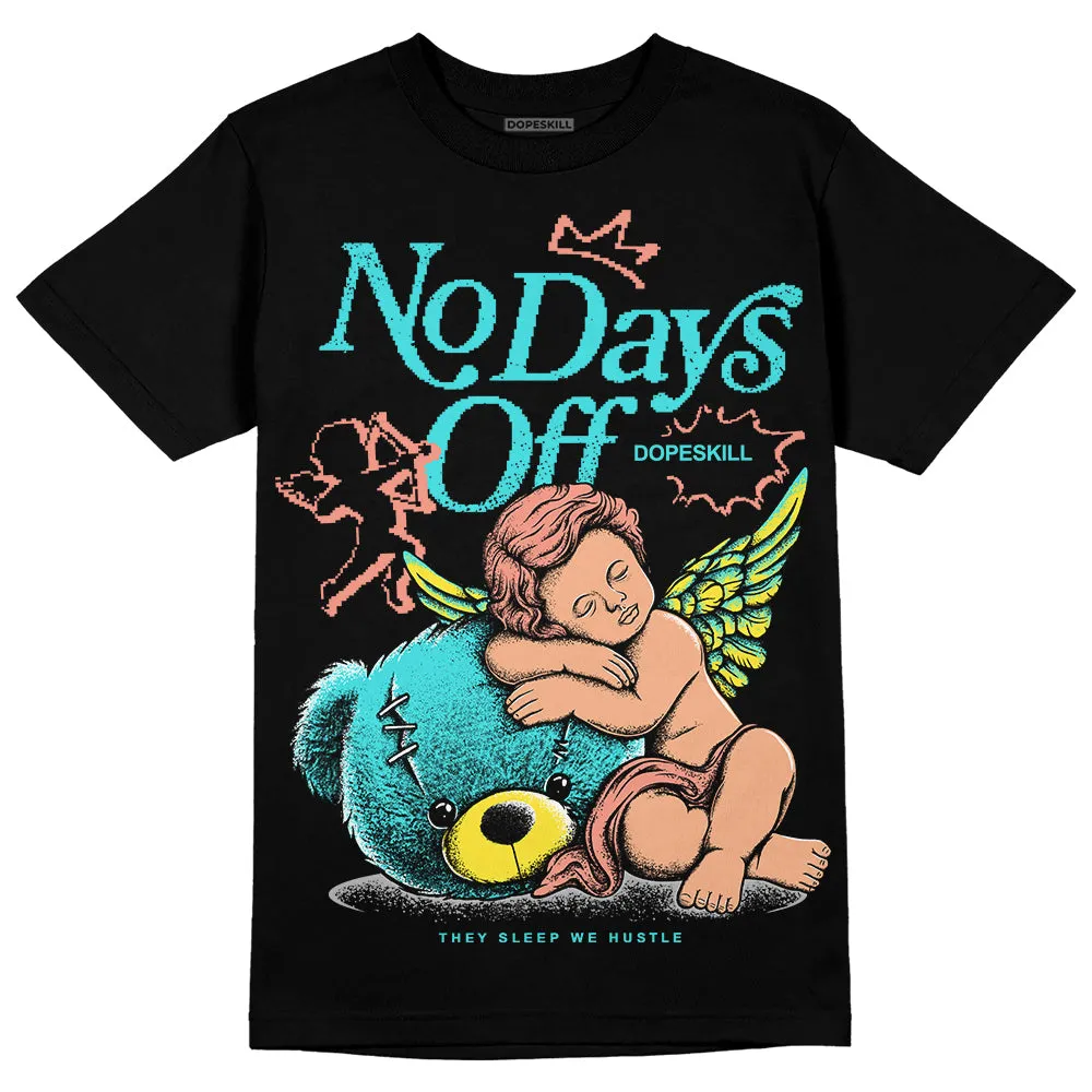 Cyan Burst 9060 DopeSkill T-Shirt New No Days Off Graphic sold by DopeSkill