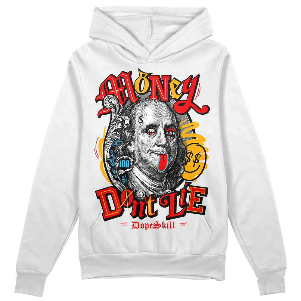 Red Collection DopeSkill Hoodie Sweatshirt Money Don't Lie Graphic sold by DopeSkill product image thumbnail 2