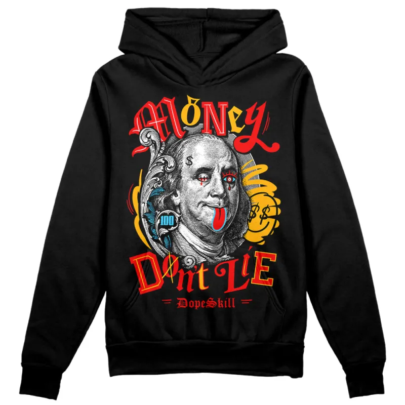 Red Collection DopeSkill Hoodie Sweatshirt Money Don't Lie Graphic sold by DopeSkill