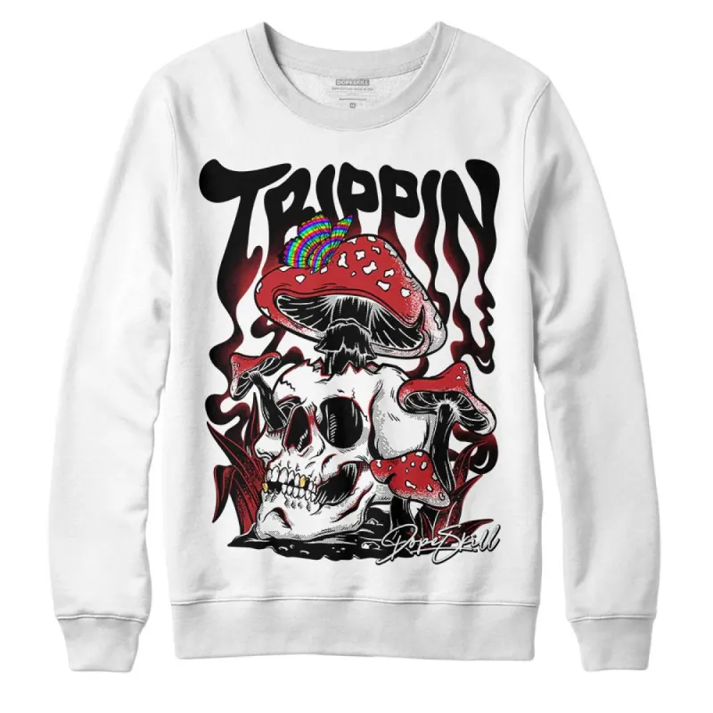 Red Taxi 12s DopeSkill Sweatshirt Trippin Graphic sold by DopeSkill