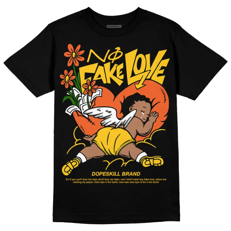 Yellow Collection DopeSkill T-Shirt No Fake Love Graphic sold by DopeSkill