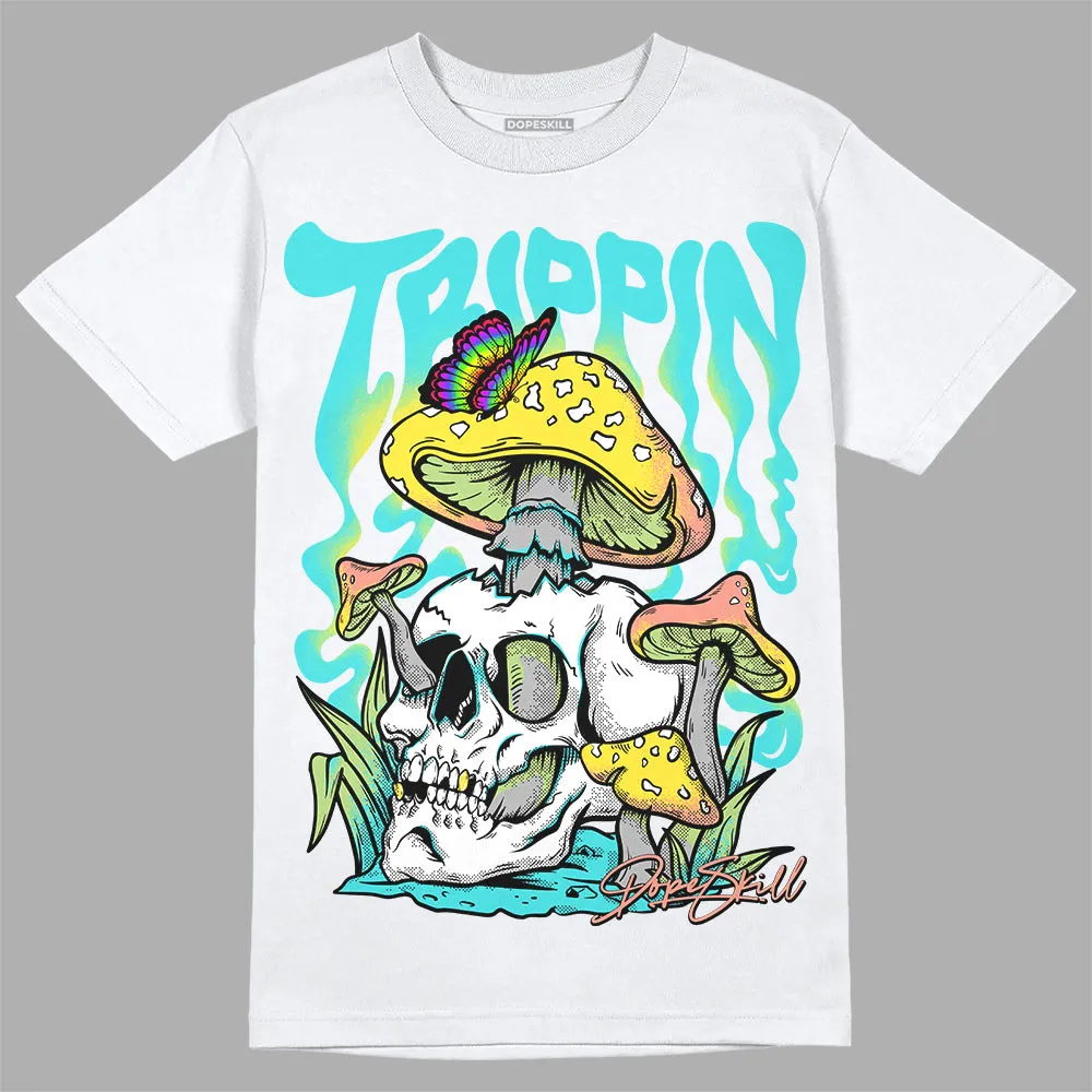 Cyan Burst 9060 DopeSkill T-Shirt Trippin Graphic sold by DopeSkill product image thumbnail 2