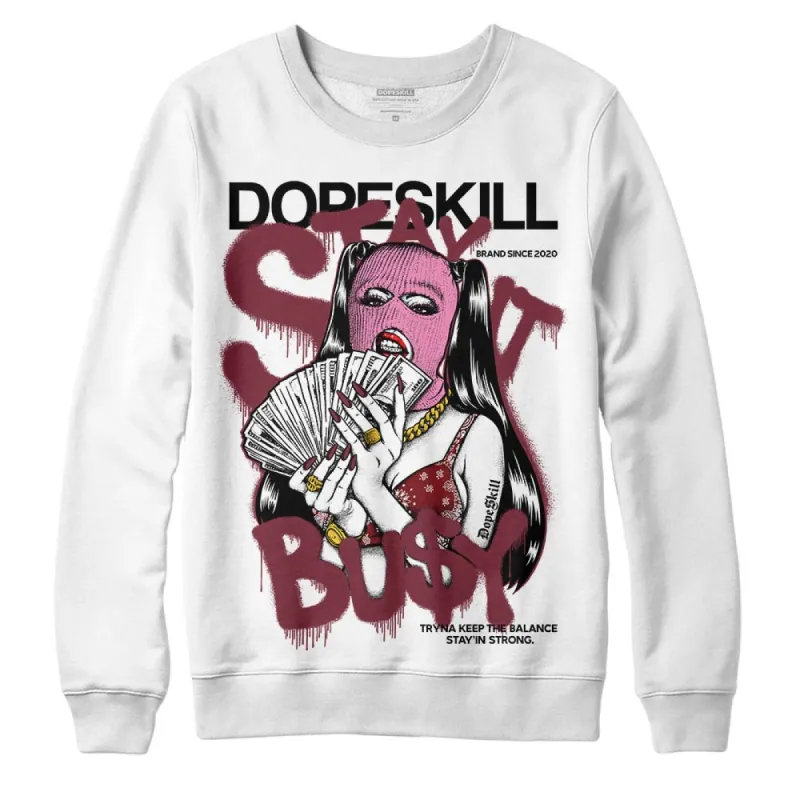 Team Red 1s DopeSkill Sweatshirt Stay It Busy Graphic sold by DopeSkill