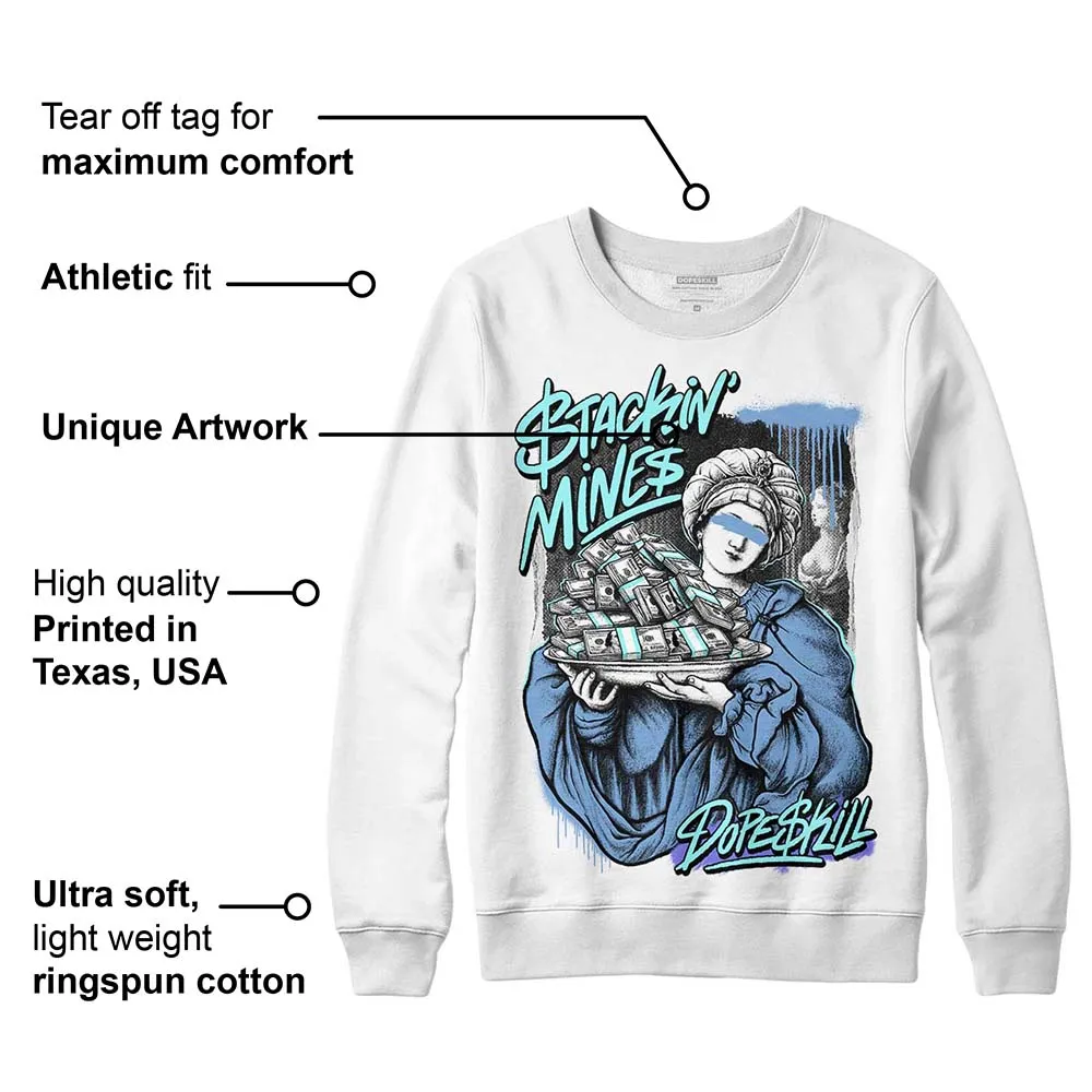 University Blue Collection DopeSkill Sweatshirt Stackin Mines Graphic sold by DopeSkill product image thumbnail 3